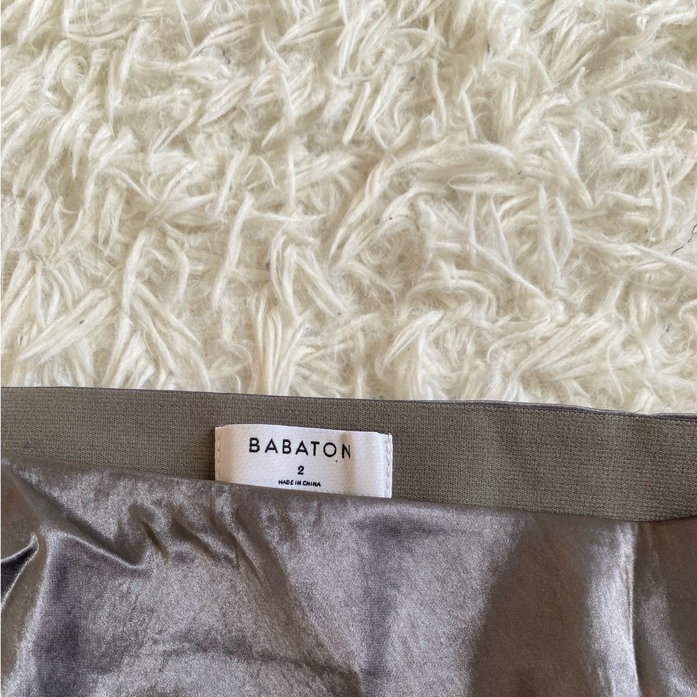 Aritzia Babaton Slip Midi Skirt in Pewder Grey - Picture 7 of 11